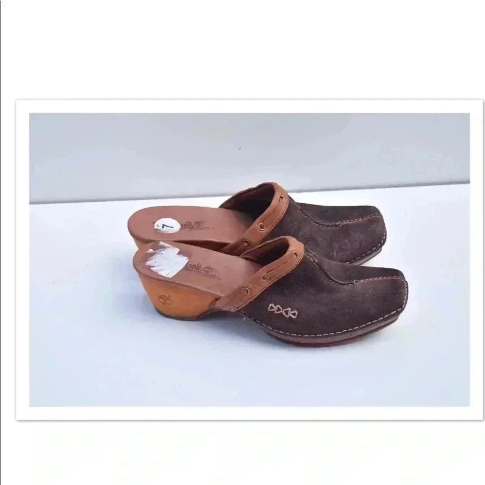 Timberland slip on mules